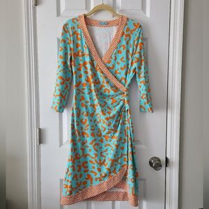 J.Mclaughling Blythe Fax Wrap Dress
